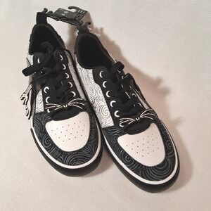 Nightmare Before Christmas Jack Skellington Mens Sneakers Black White 11.5